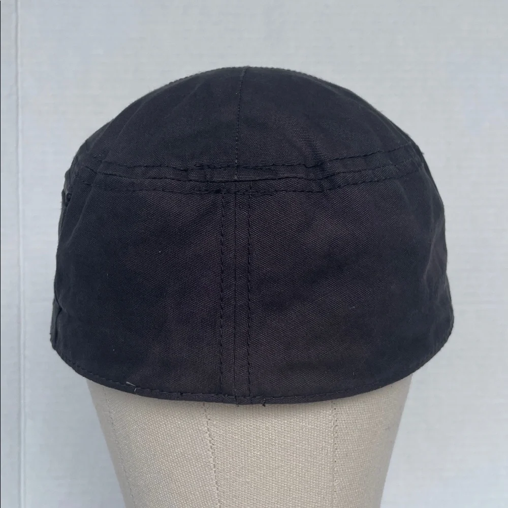 KURTZ Black Military Distressed Style Cap Fitted Unisex Size Large - Picture 4 of 7